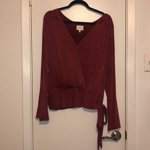 Faux Wrap Top from Anthropologie